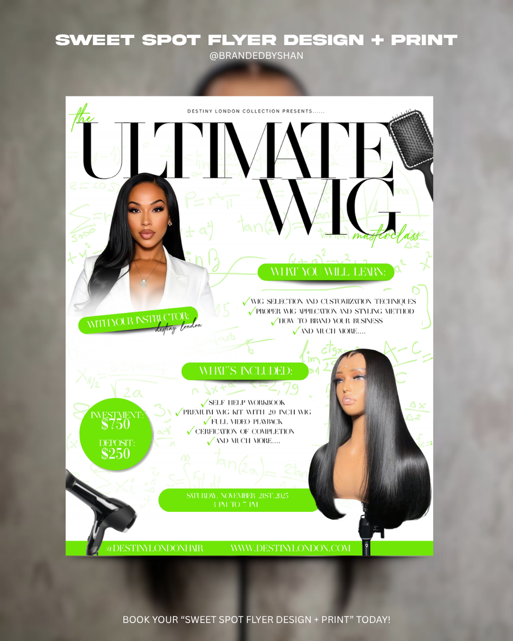 Sweet Spot Flyer Design + Print