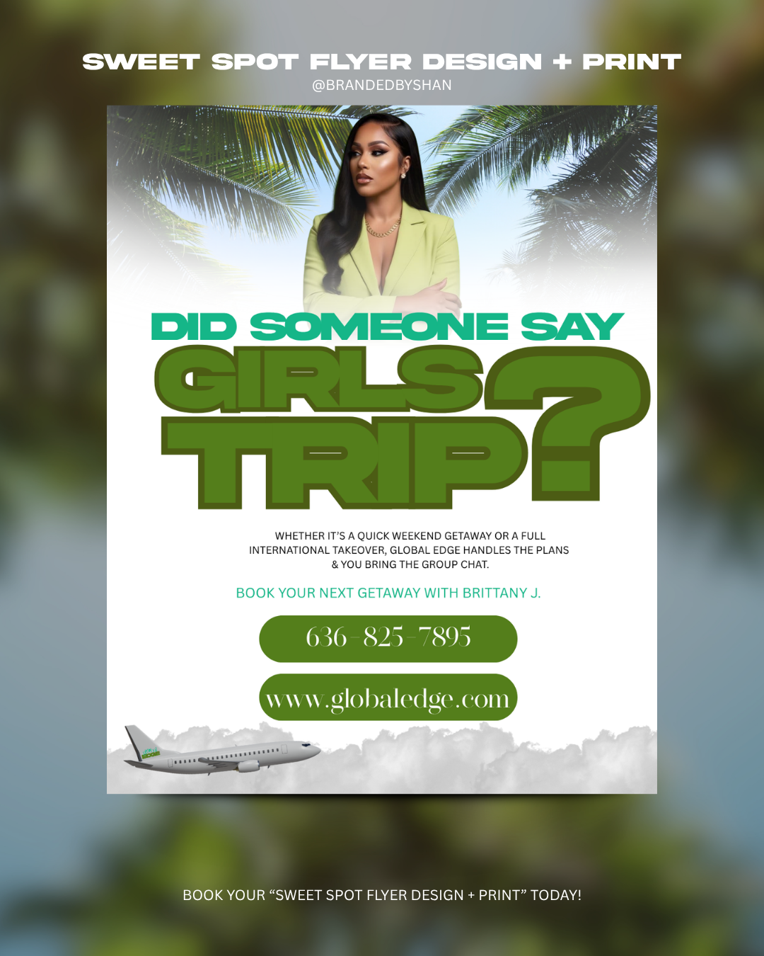 Sweet Spot Flyer Design + Print