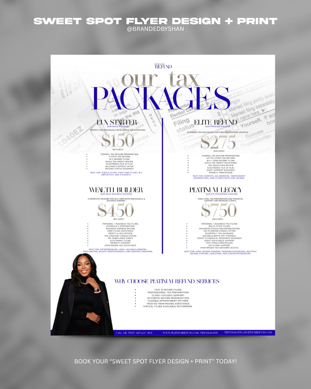 Sweet Spot Flyer Design + Print