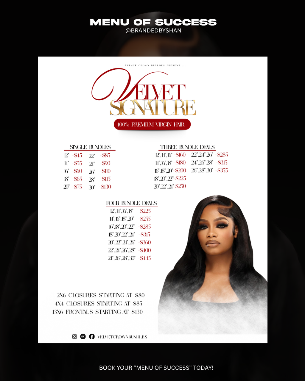 Menu of Success