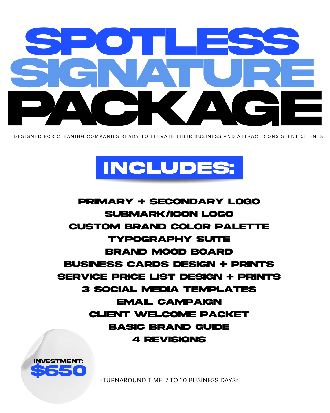 Spotless Signature Package