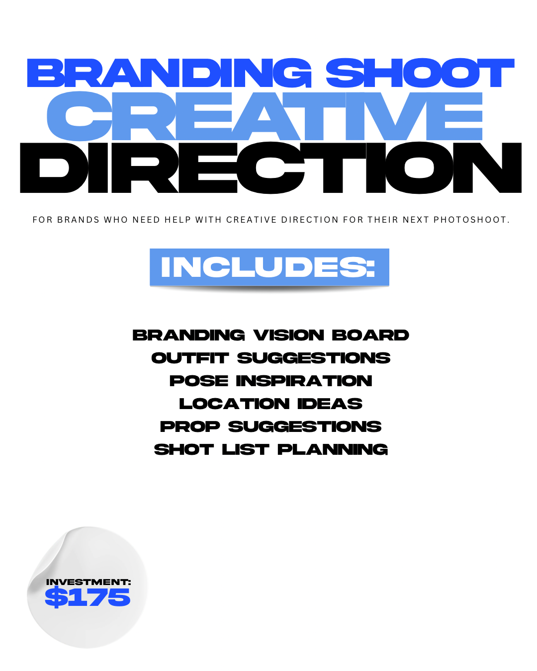 Branding Shoot Creative Direction