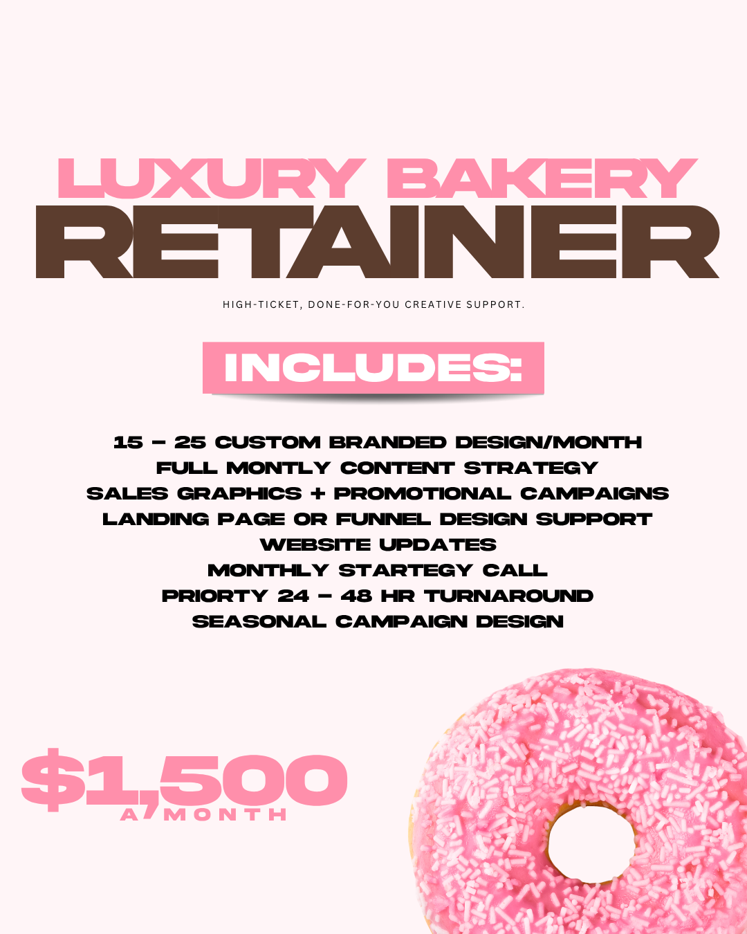 Luxury Bakery Retainer