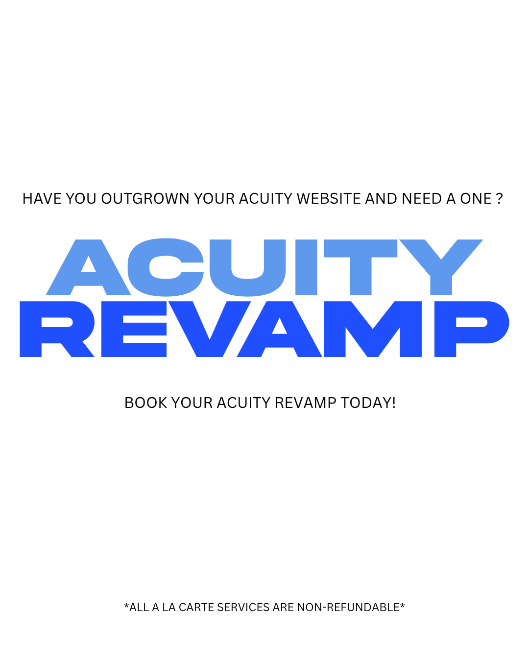 Acuity Revamp